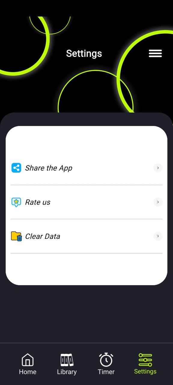 Timer dashboard preview